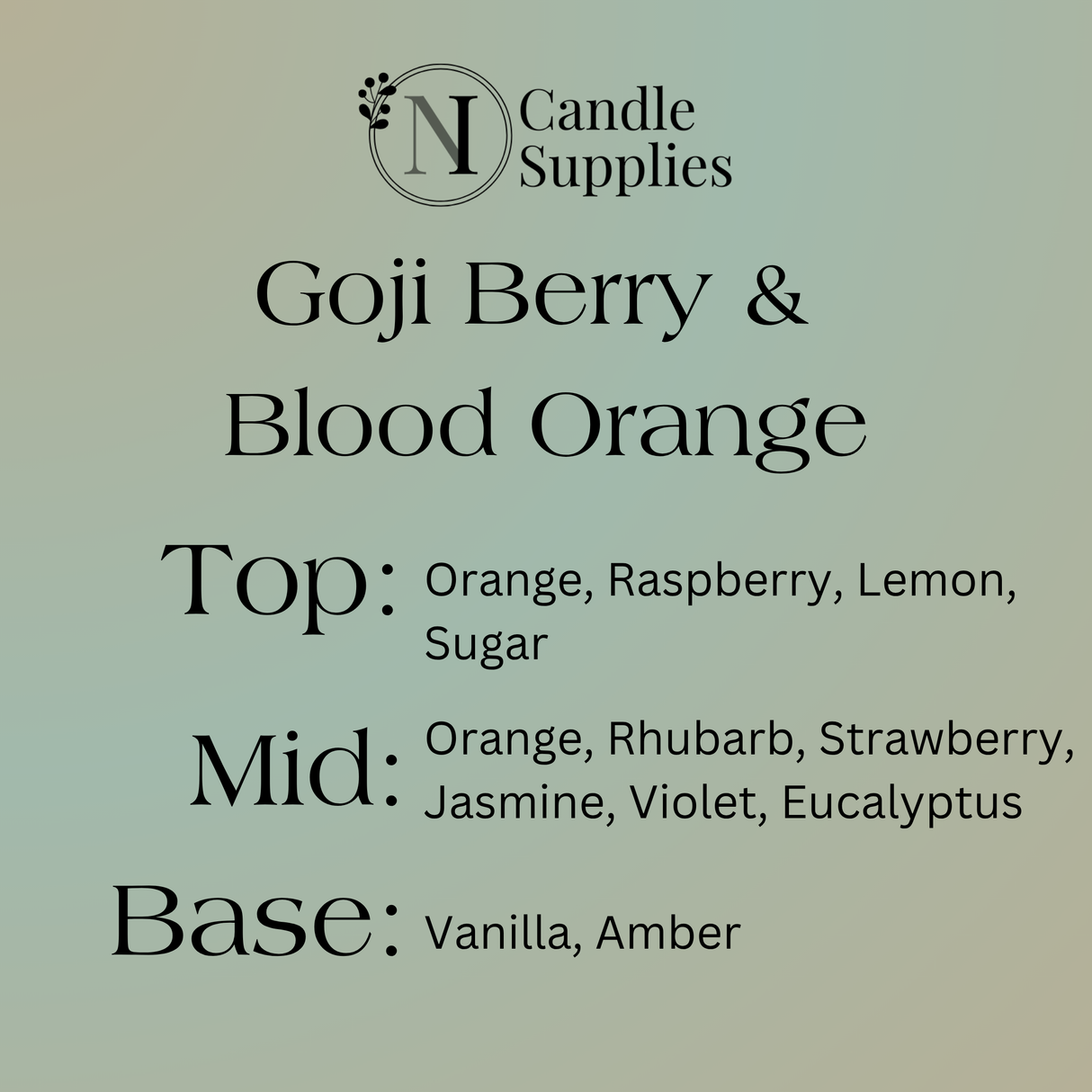 Goji Berry & Blood Orange Fragrance Oil - Modified