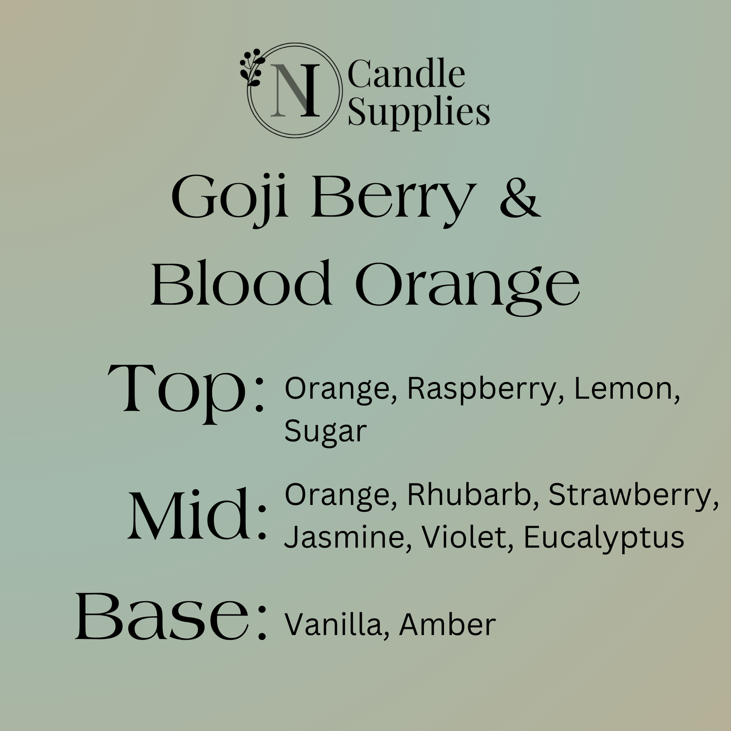 Goji Berry & Blood Orange Fragrance Oil - Modified