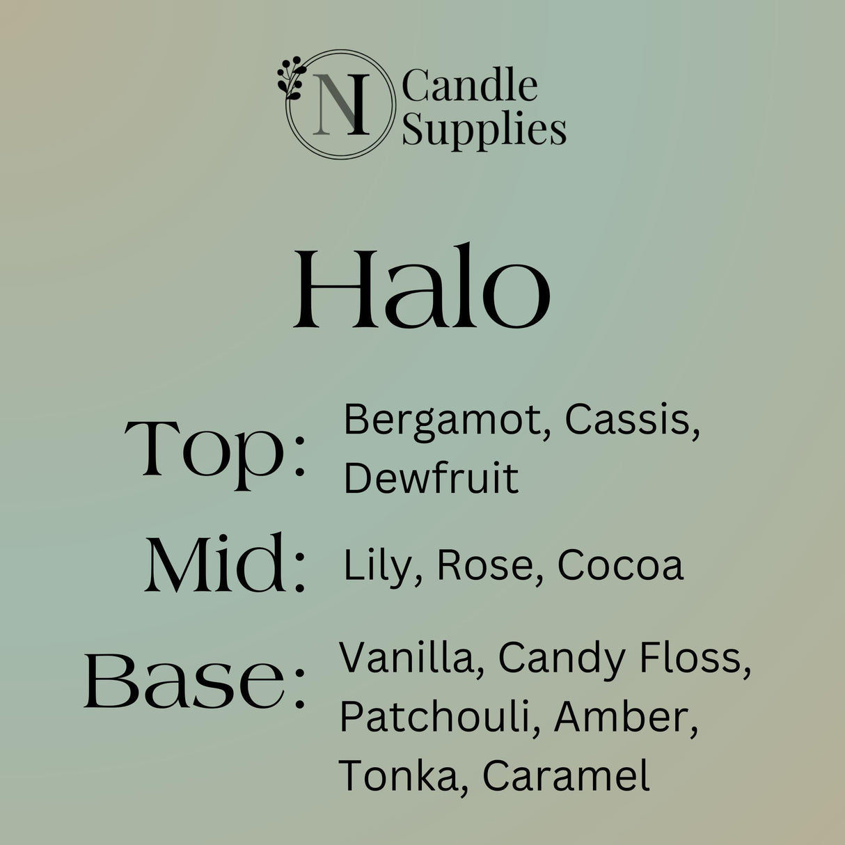 Halo Fragrance Oil All Fragrance Oils NI Candle Supplies