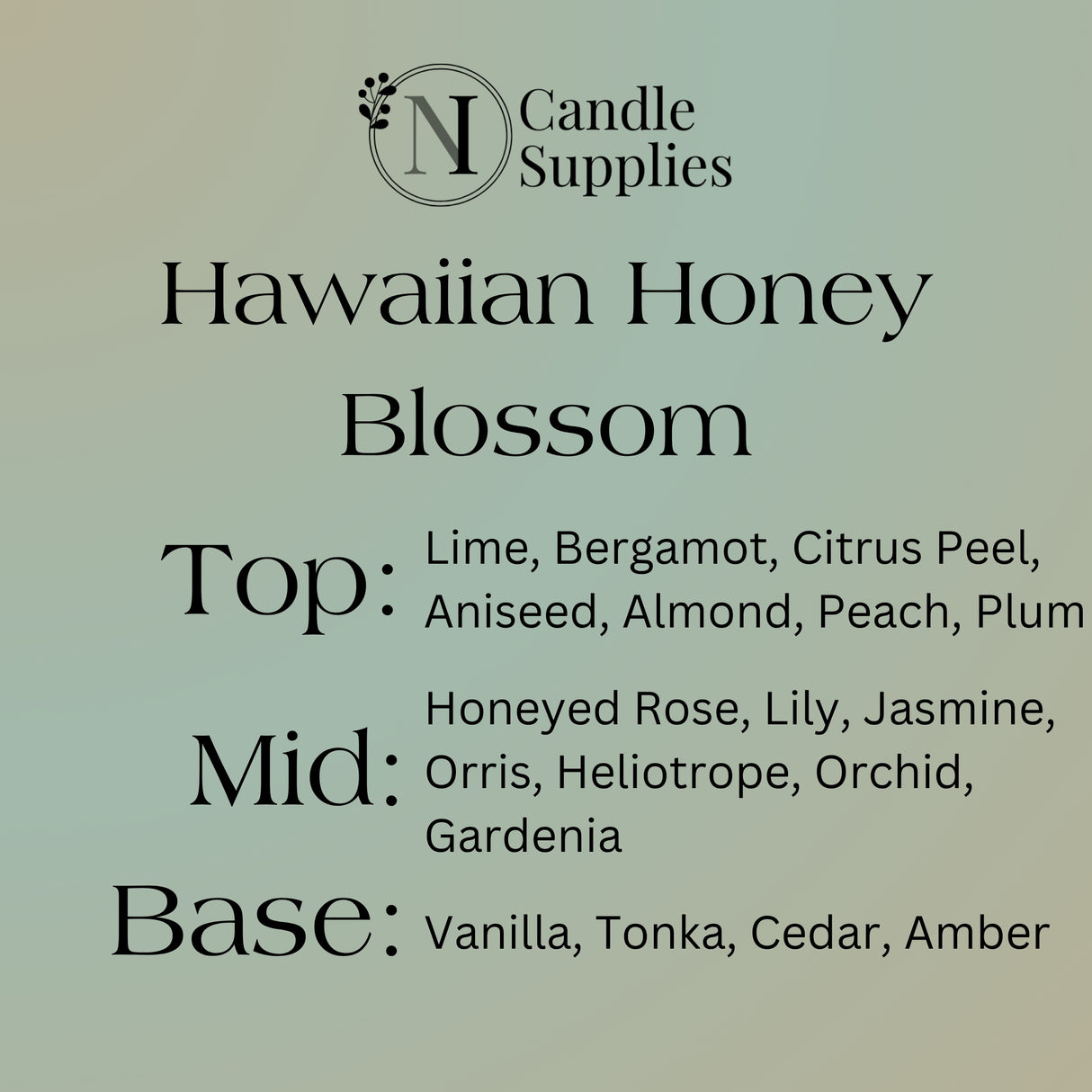 Hawaiian Honey Blossom Fragrance Oil - Reformulated