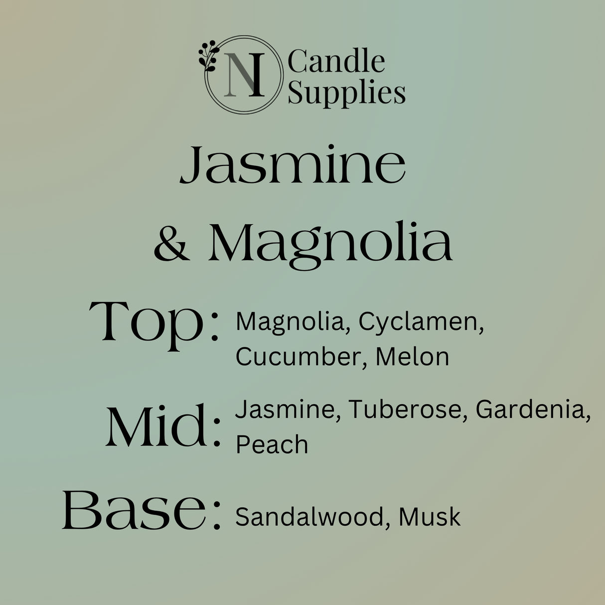 Jasmine & Magnolia Wax Melt Sample