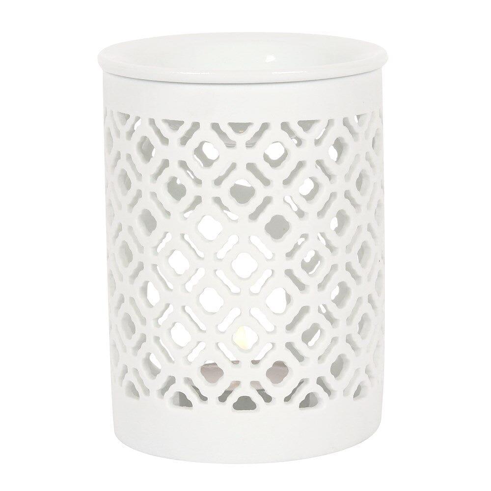 Lattice Pattern - Ceramic Wax Melt Burner Wax Melt Burner NI Candle Supplies