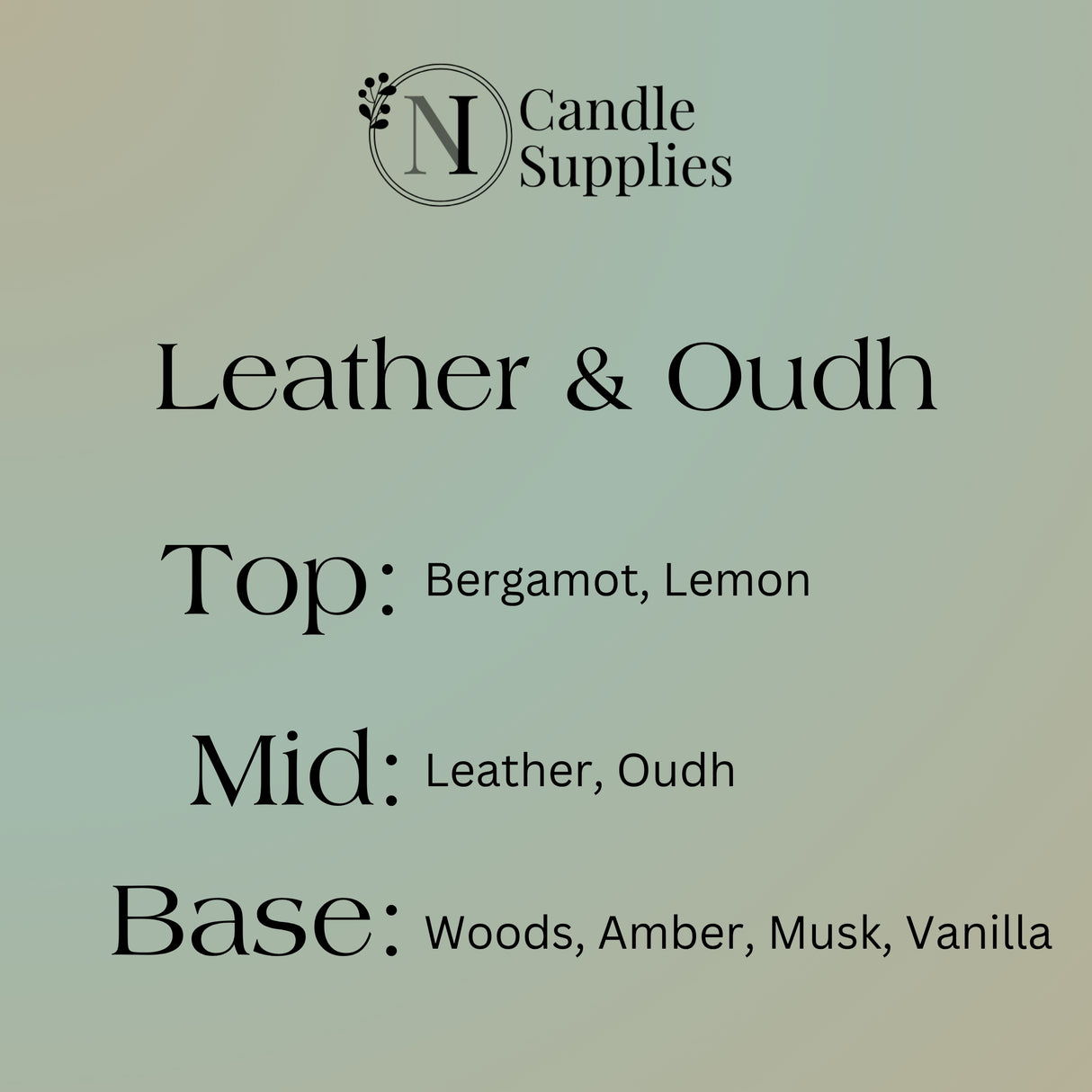 Leather & Oudh Wax Melt Sample
