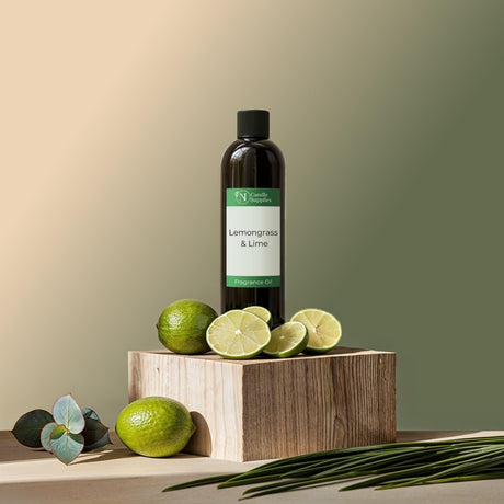 Lemongrass & Lime Fragrance Oil - Reformulated All Fragrance Oils NI Candle Supplies