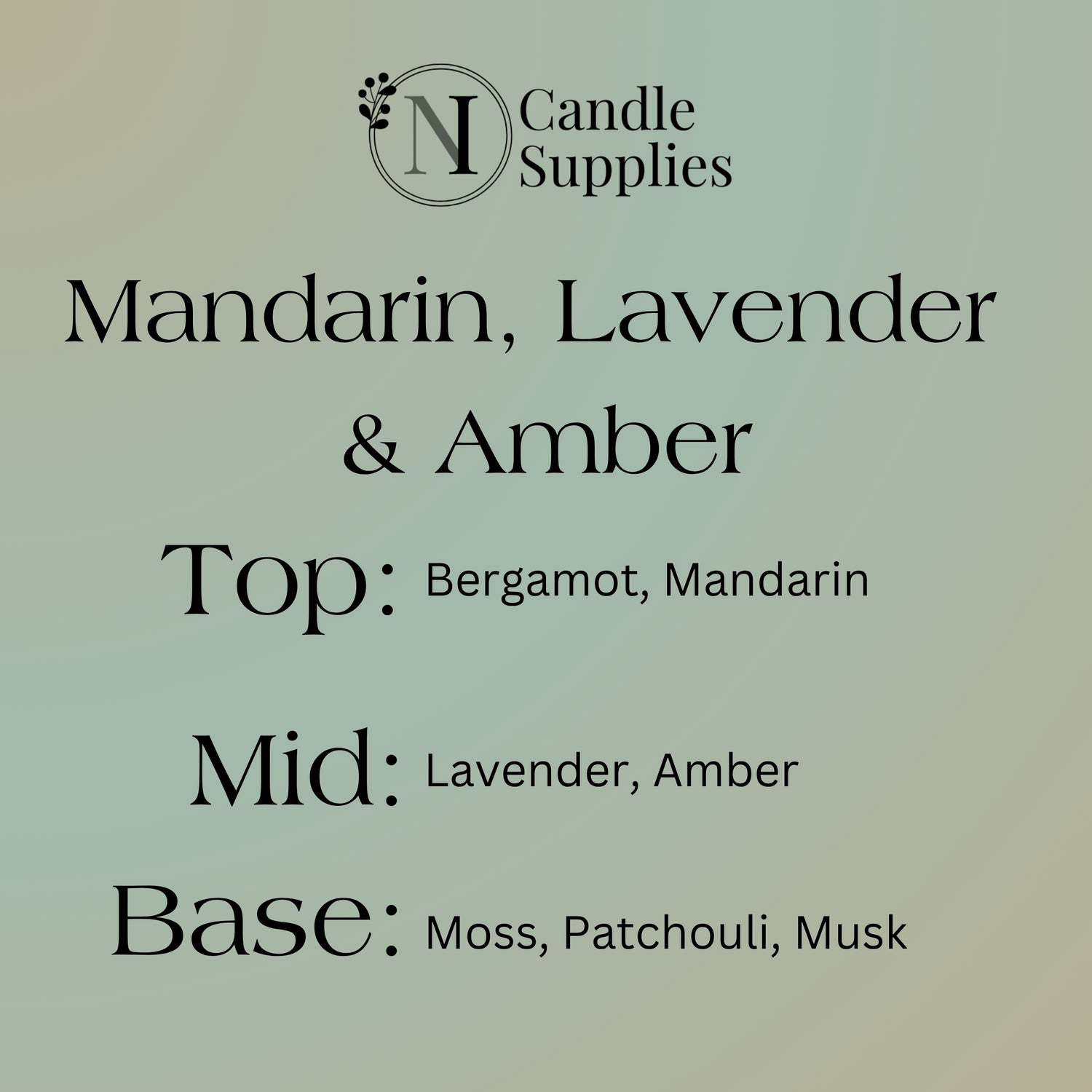 Mandarin, Lavender & Amber Fragrance Oil