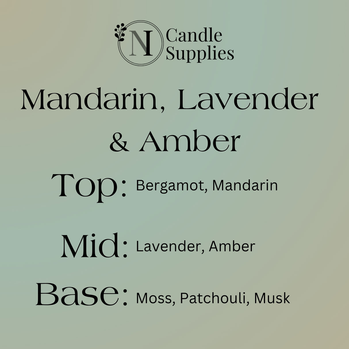Mandarin, Lavender & Amber Fragrance Oil