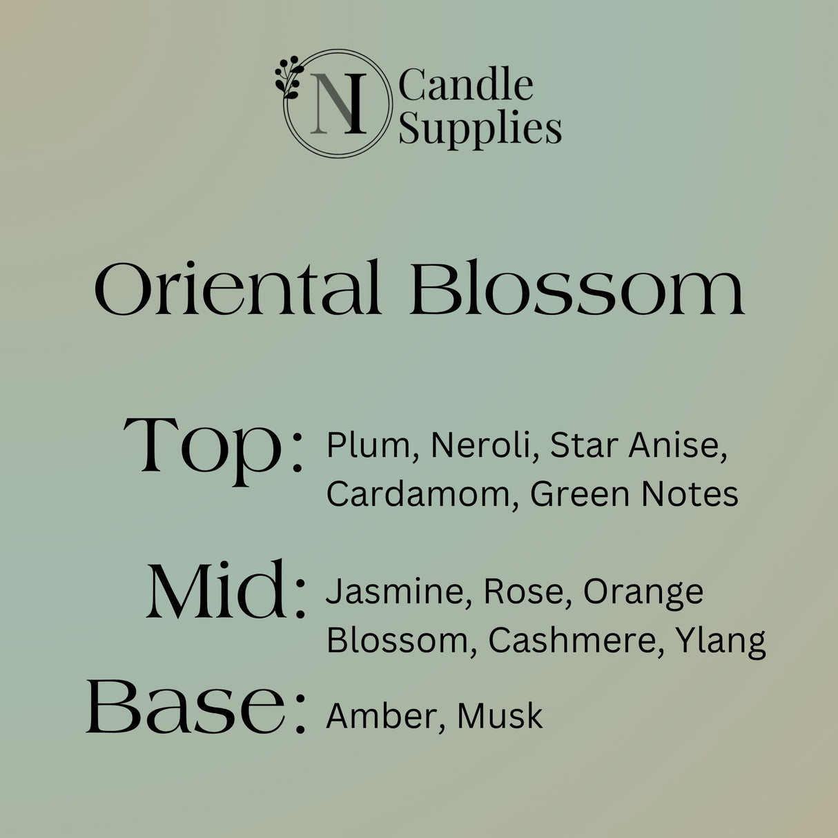 Oriental Blossom fragrance Oil
