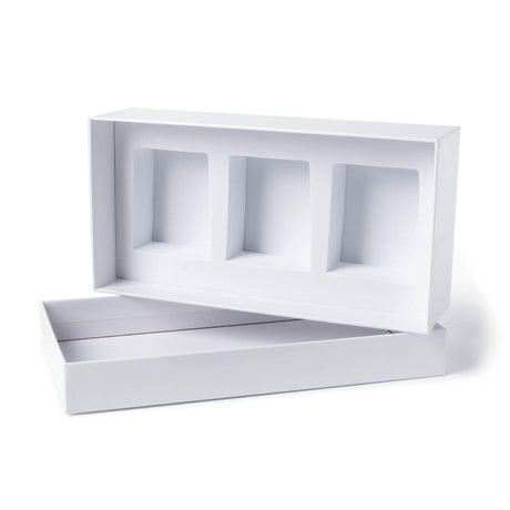 Oxford Trio Candle BOX (10cl) - White Oxford Candle Jar NI Candle Supplies