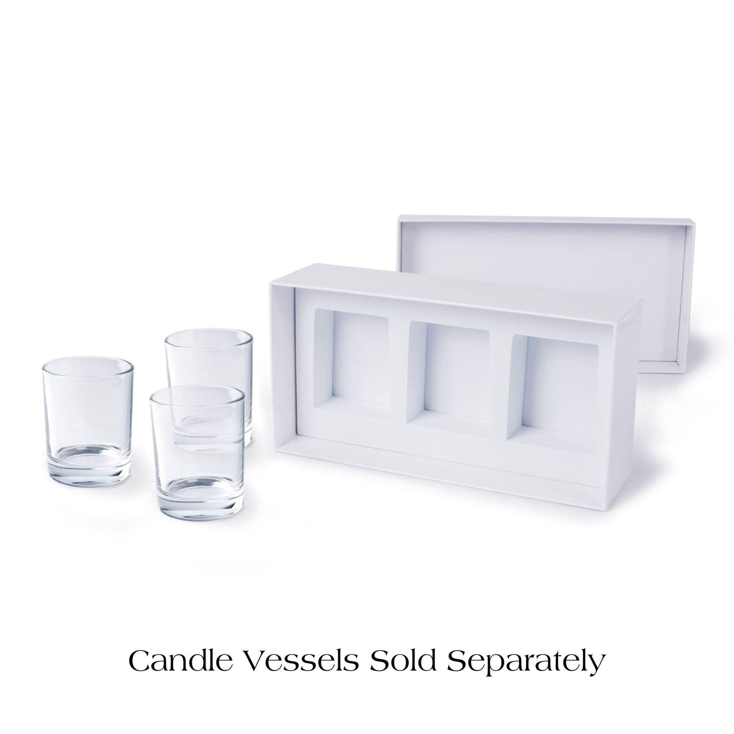 Oxford Trio Candle BOX (10cl) - White Oxford Candle Jar NI Candle Supplies