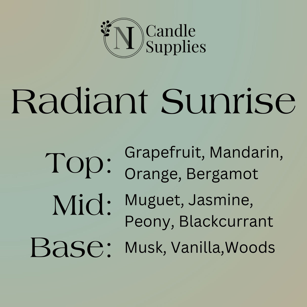 Radiant Sunrise Fragrance Oil All Fragrance Oils NI Candle Supplies