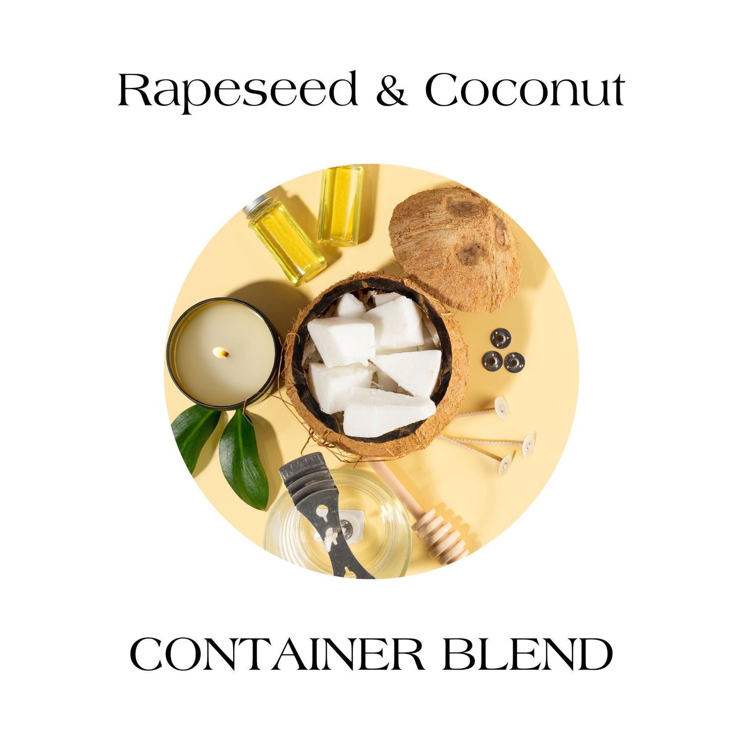 Rapeseed & Coconut CONTAINER Wax Rapeseed & Coconut Wax NI Candle Supplies