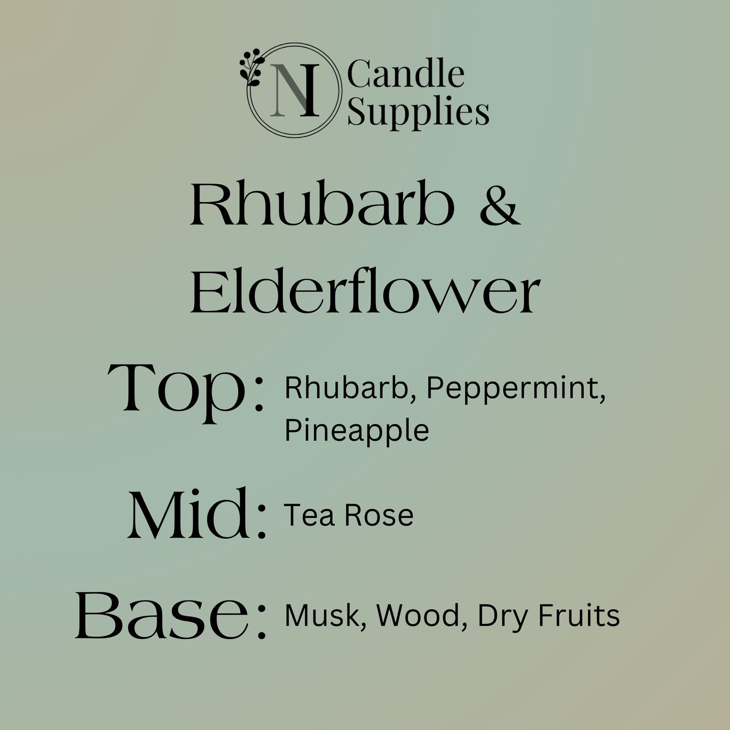 Rhubarb & Elderflower Fragrance Oil