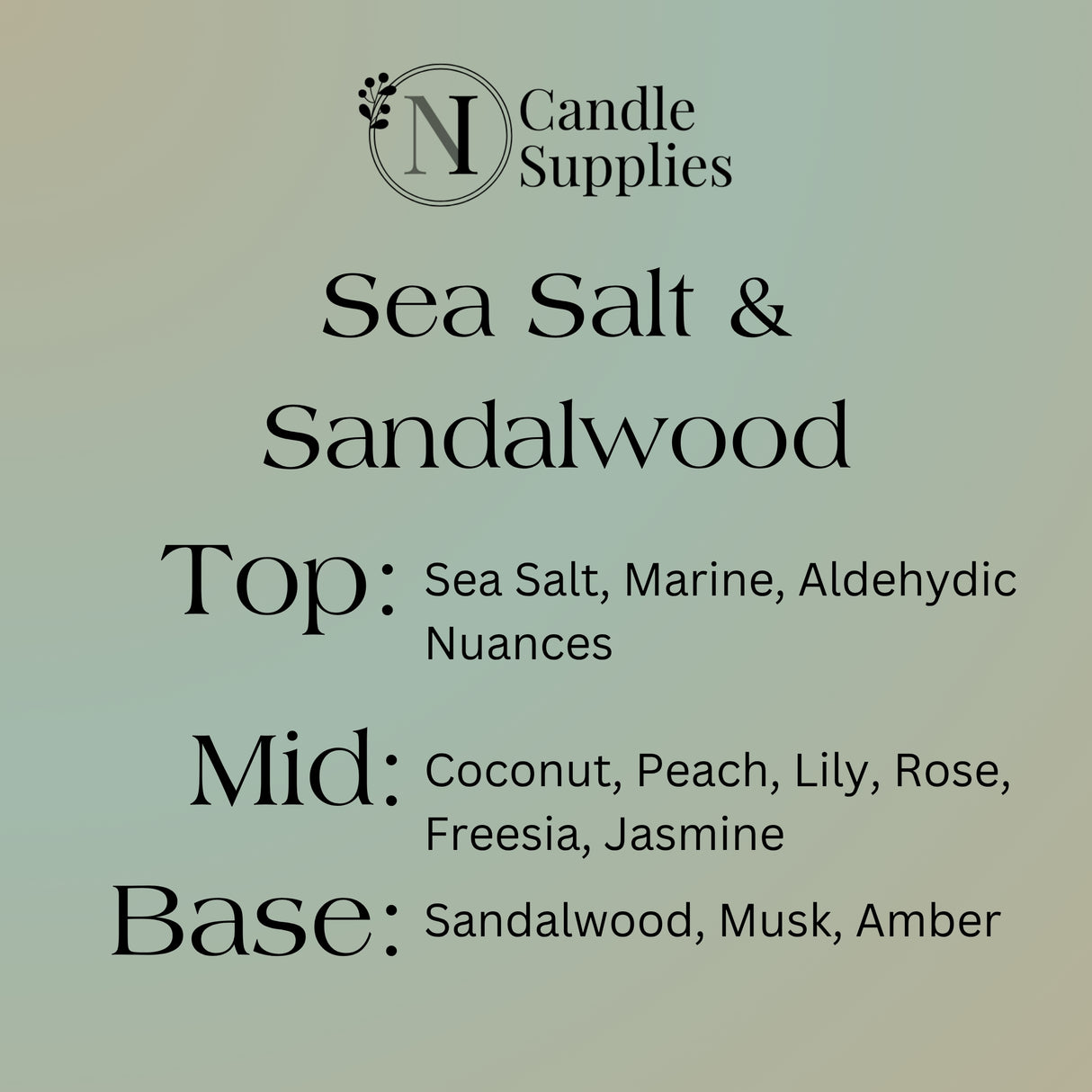 Sea Salt & Sandalwood Fragrance Oil