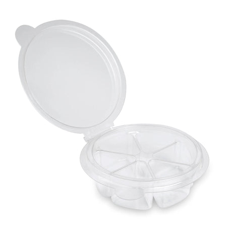 Segmented Clamshell Pots - Large Wax Melt Clamshell NI Candle Supplies