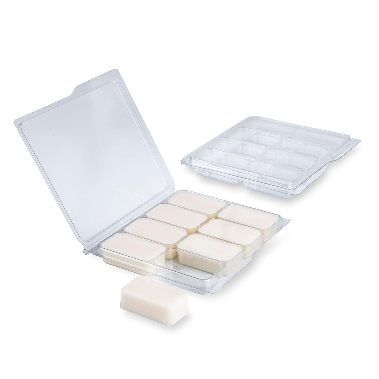 Segmented Clamshells - Double Cavity Rectangle Wax Melt Clamshell NI Candle Supplies