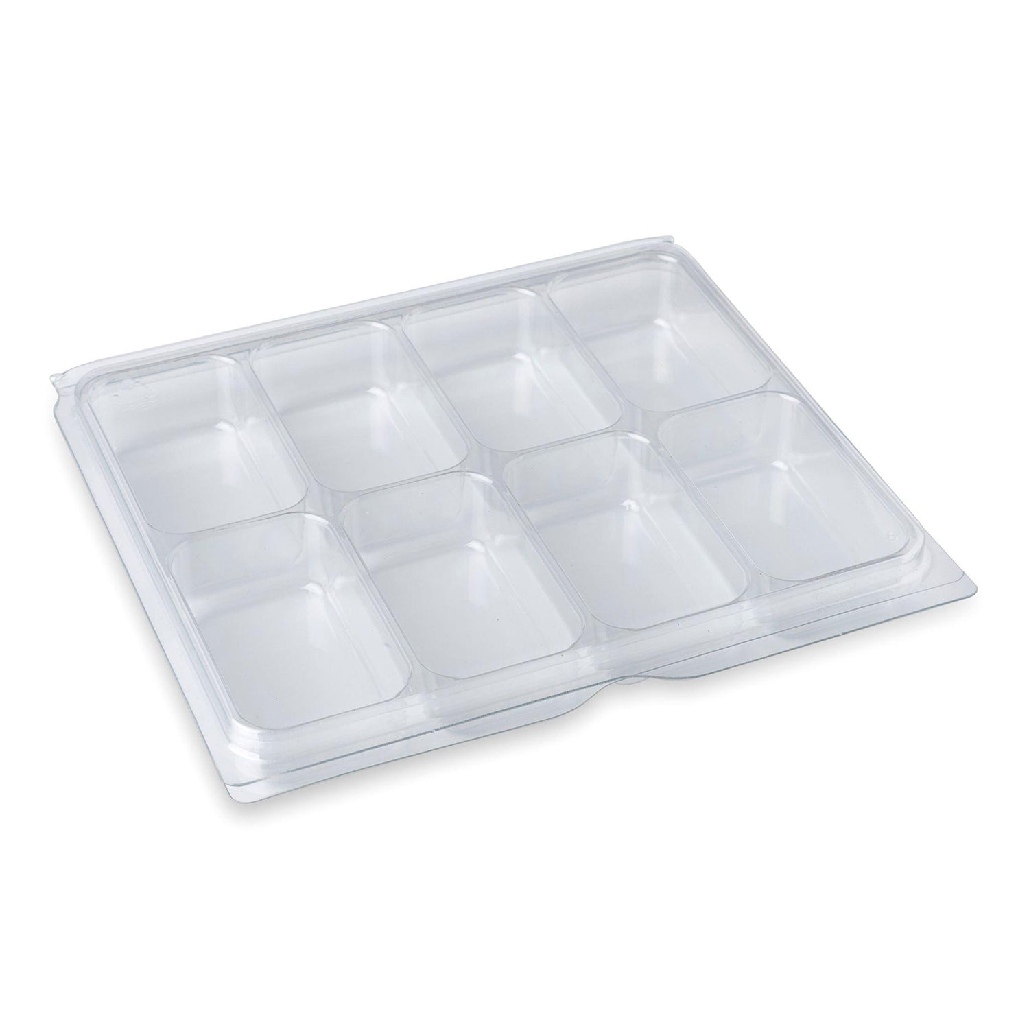 Segmented Clamshells - Double Cavity Rectangle Wax Melt Clamshell NI Candle Supplies