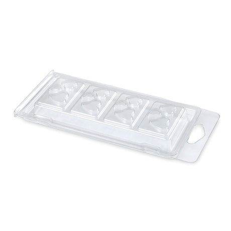 Snap Bar Clamshells - Hearts Wax Melt Clamshell NI Candle Supplies