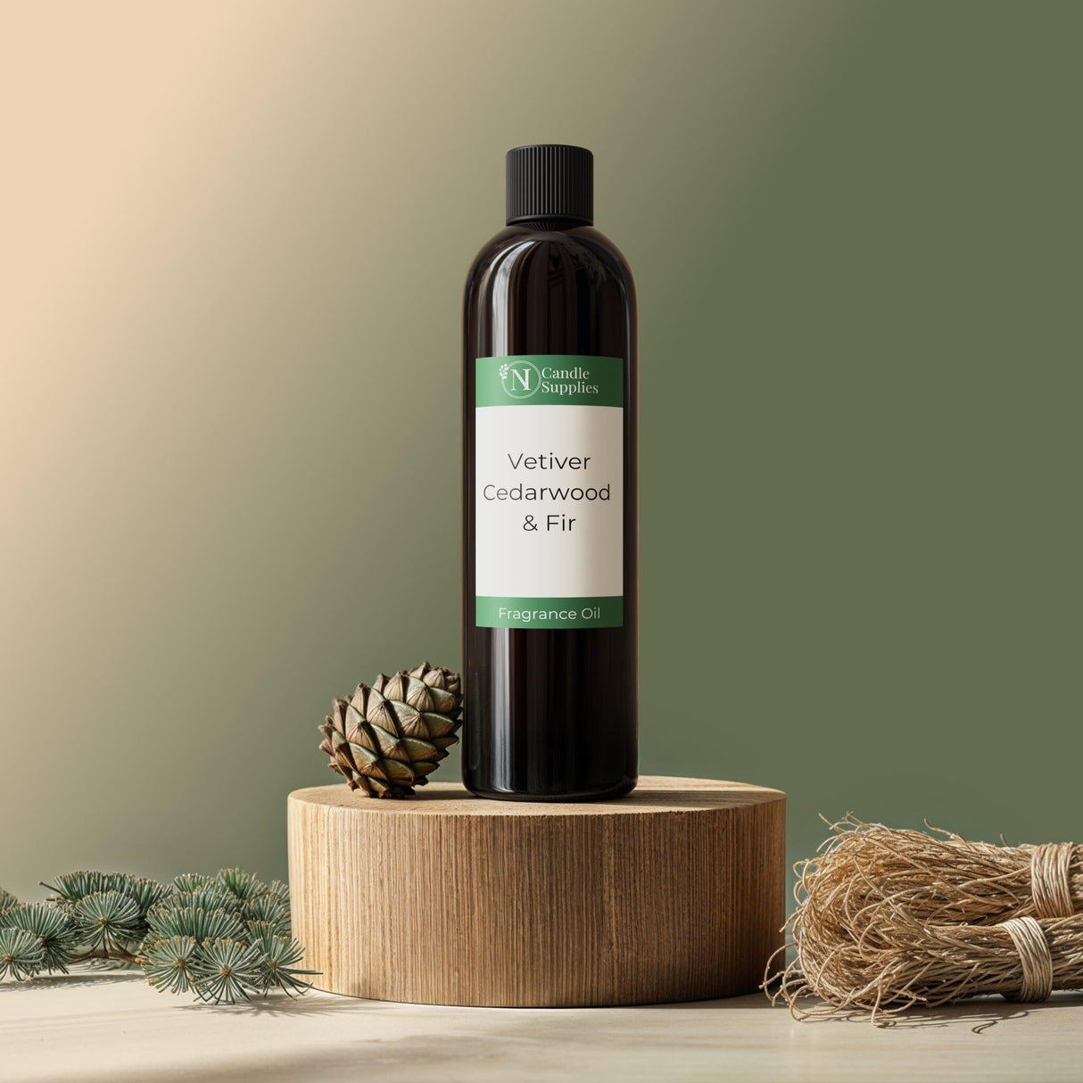Vetiver, Cedarwood & Fir Fragrance Oil - Reformulated All Fragrance Oils NI Candle Supplies