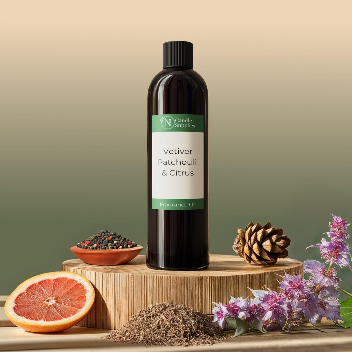 Vetiver, Patchouli & Citrus Fragrance Oil All Fragrance Oils NI Candle Supplies