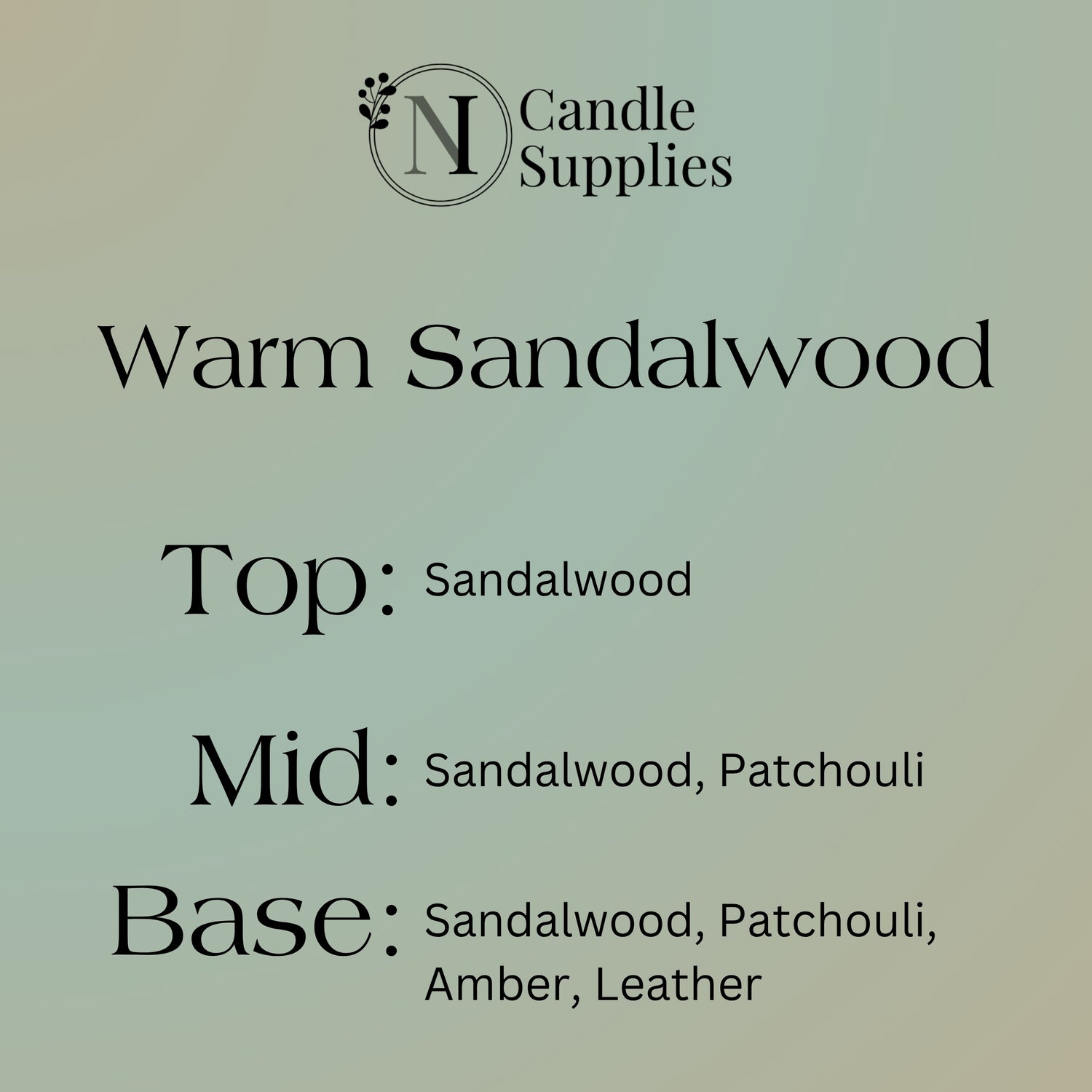 Warm Sandalwood Fragrance Oil