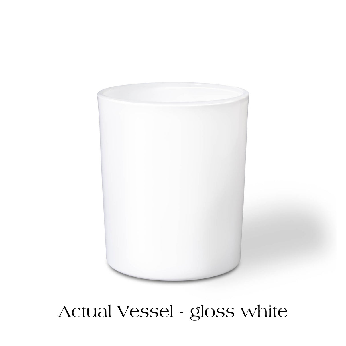 20cl Starter Signature Finished Candle – Gloss White