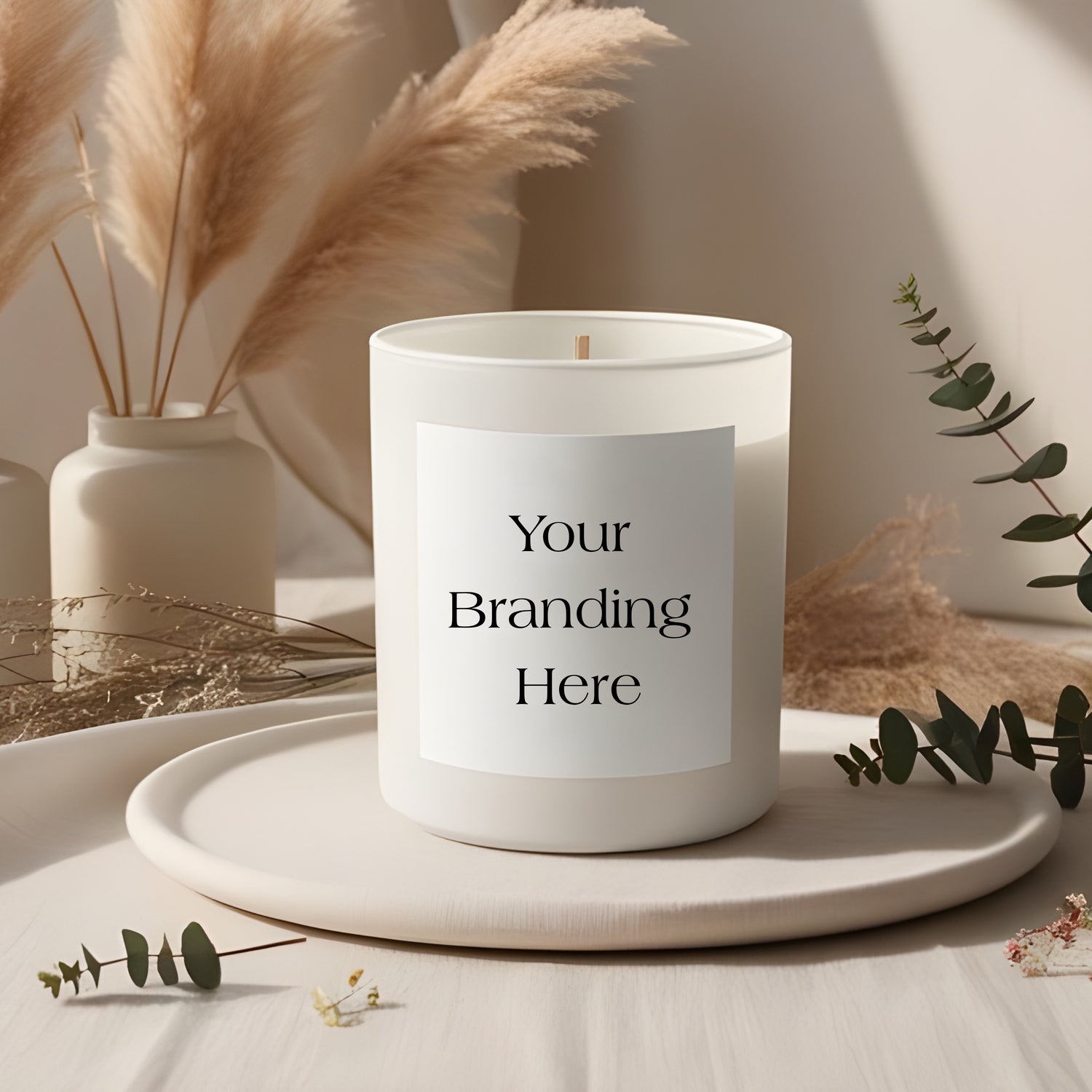 20cl Starter Signature Finished Candle – Gloss White