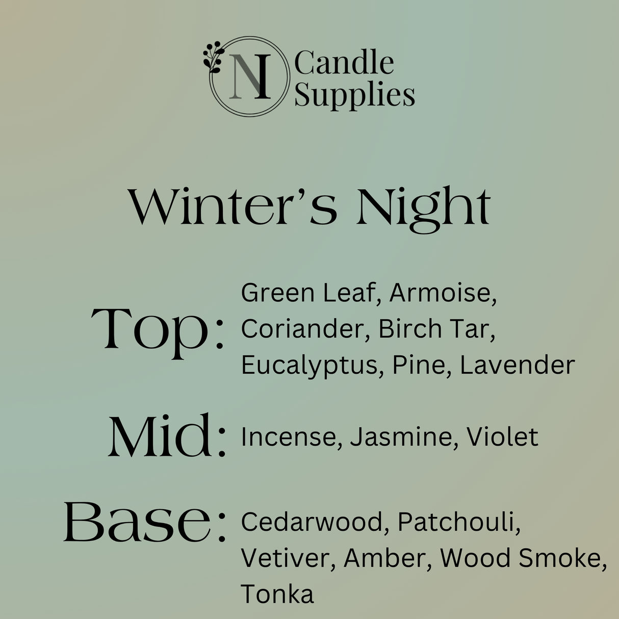 Winter's Night (Irish Turf) Fragrance Oil