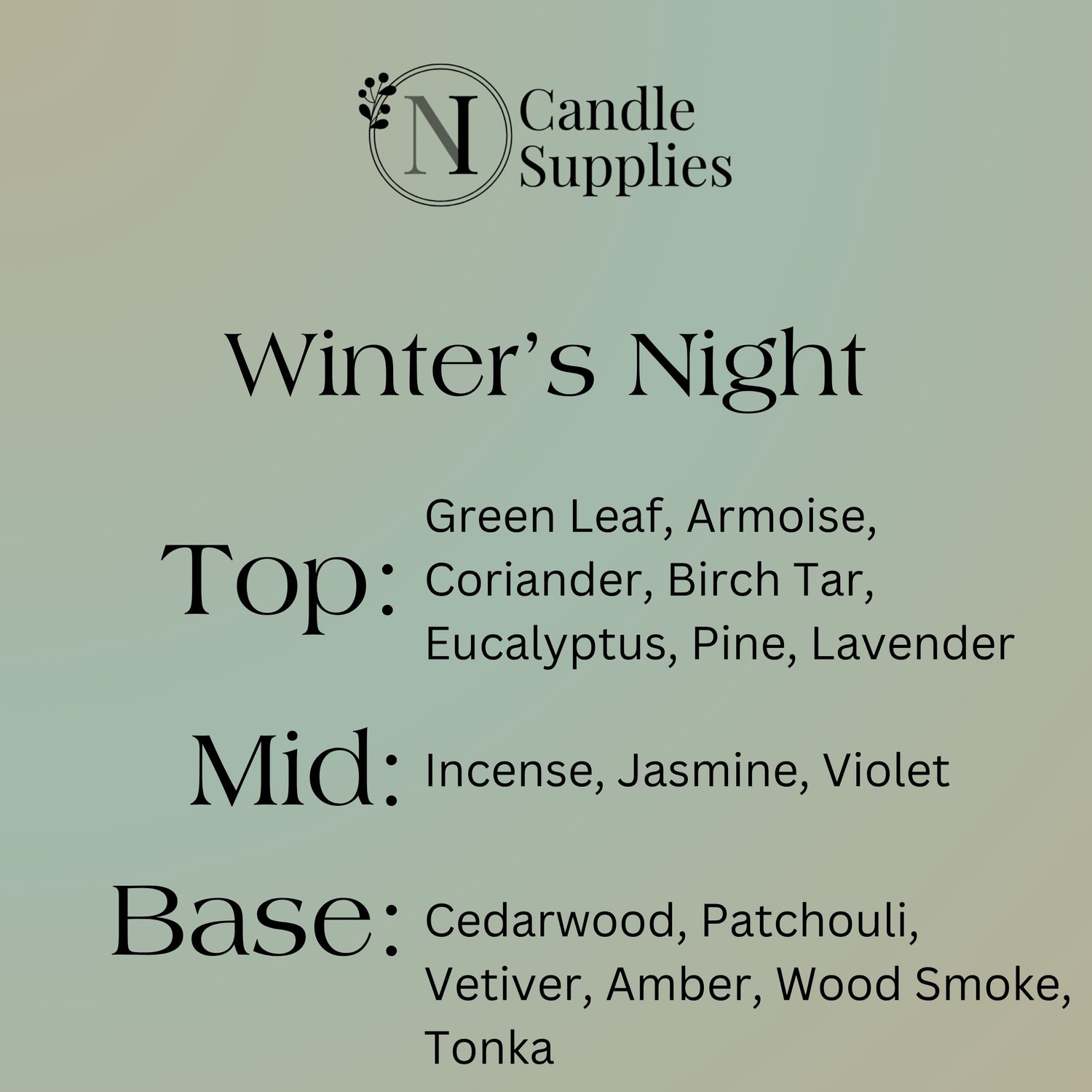 Winter's Night (Irish Turf) Fragrance Oil