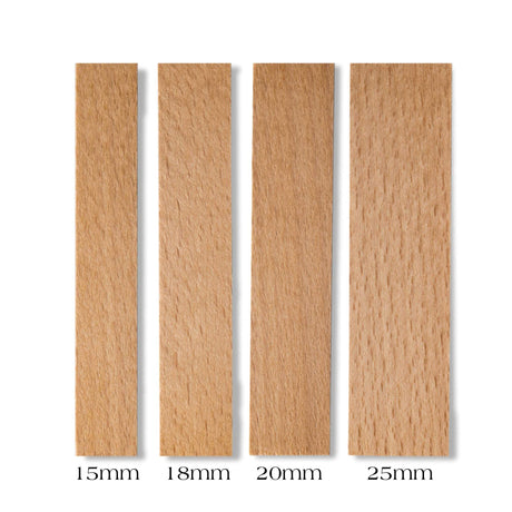 Wood Wick - 20mm Wood Wicks NI Candle Supplies