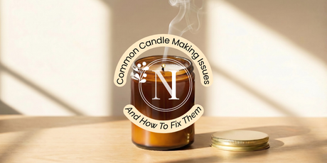 a candle that has just been extinguished and demonstrates afterglow