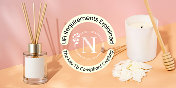 a banner for the article: 'UFI Requirements Explained: Everything You Need To Know For Compliant Crafting'