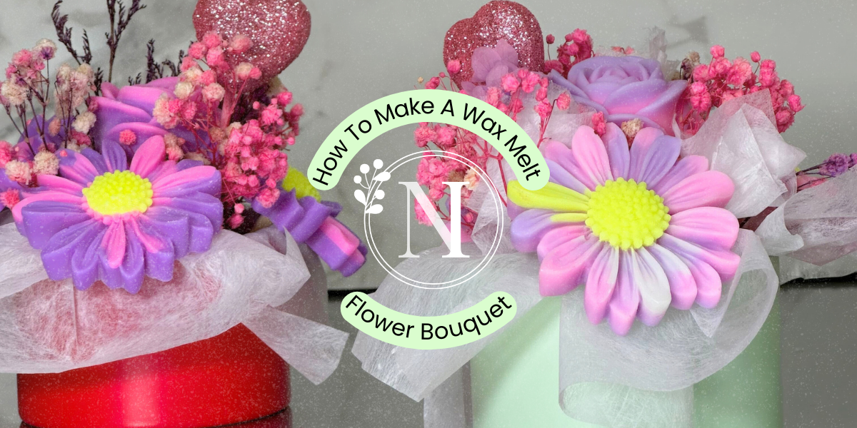 some wax melt flower bouquets