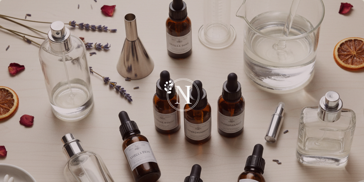 the ingredients needed to make perfume