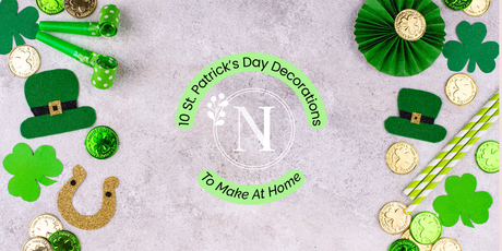 A photo of lucky clovers up close