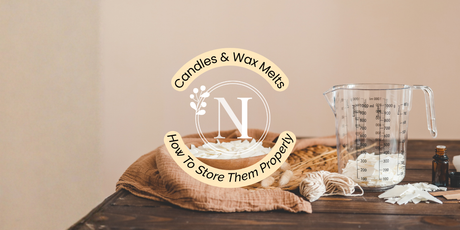 Different types of colourful candles stocked up on a shop floor.