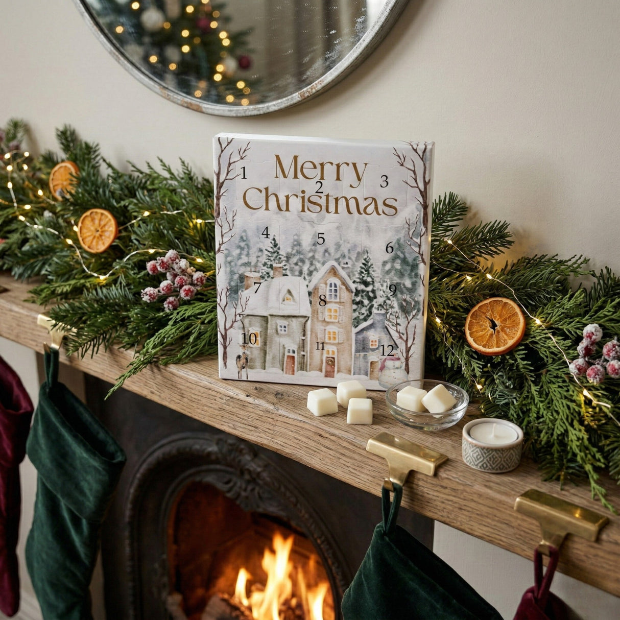 12 day Wax Melt Advent Calendar - Hearthside Hamlet
