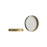 Gold Aluminium Lid — Fits Amber Apothecary Jar — 180ml