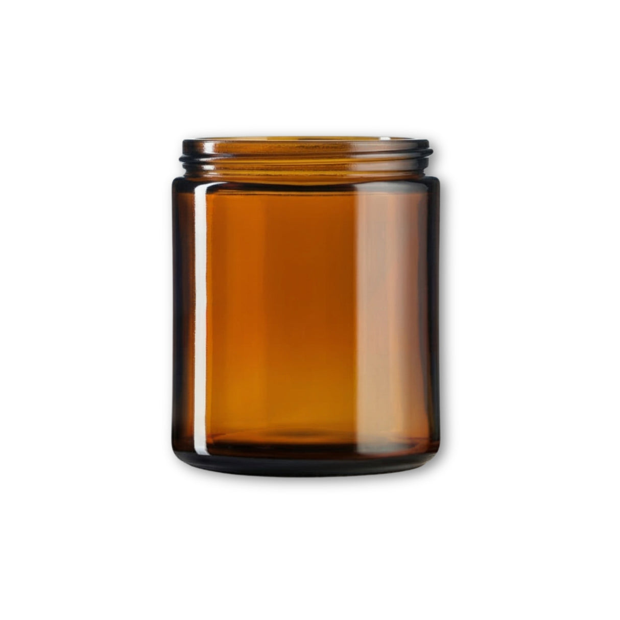 180ml Amber Glass Apothecary Jar - No Lid