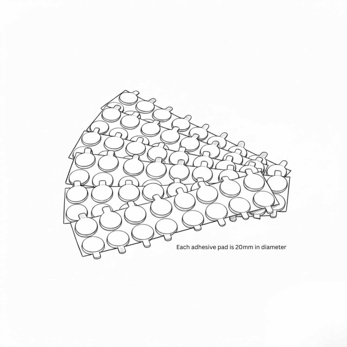 Wick Stickums 20mm Diameter