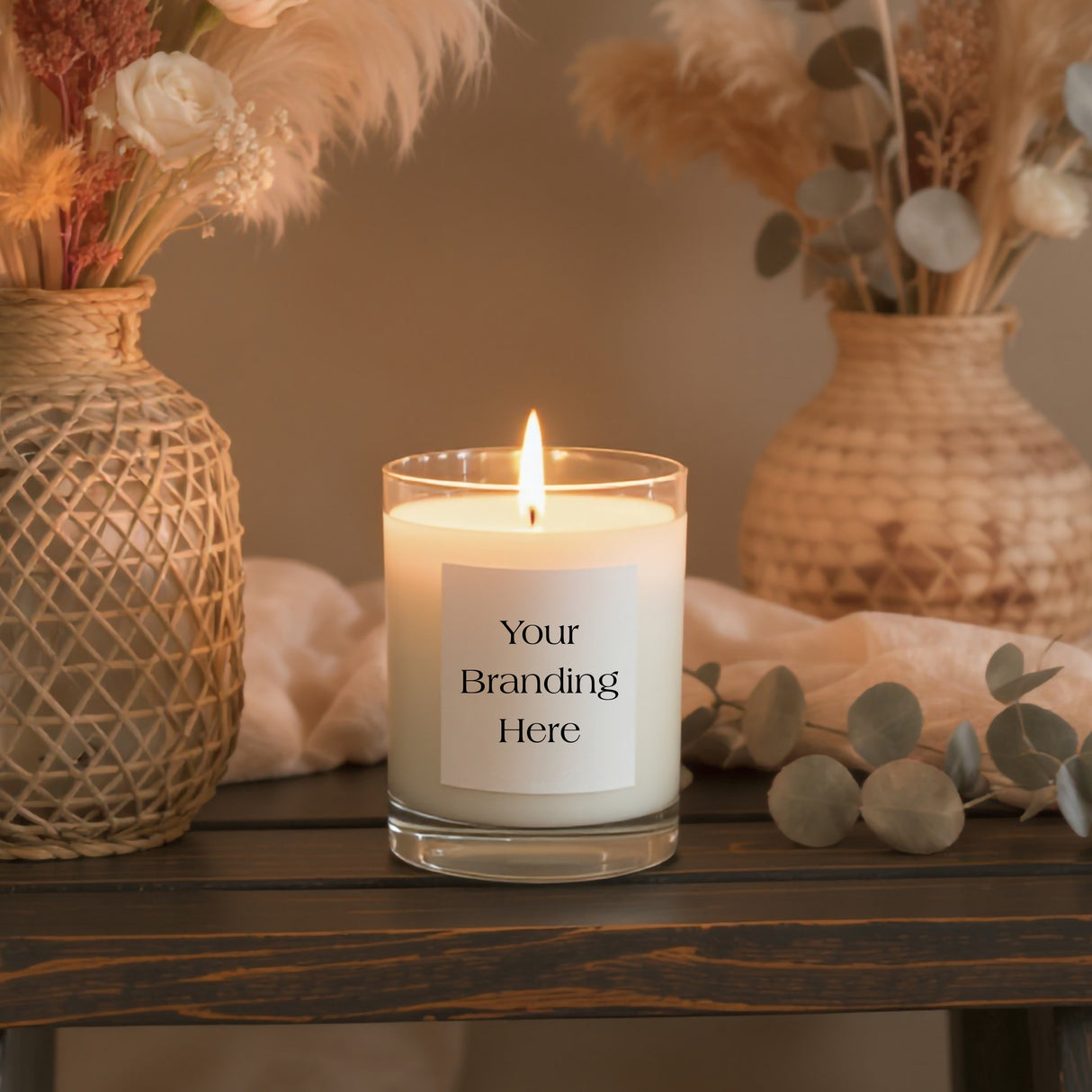 9cl Starter Signature Finished Candle – Clear Glass