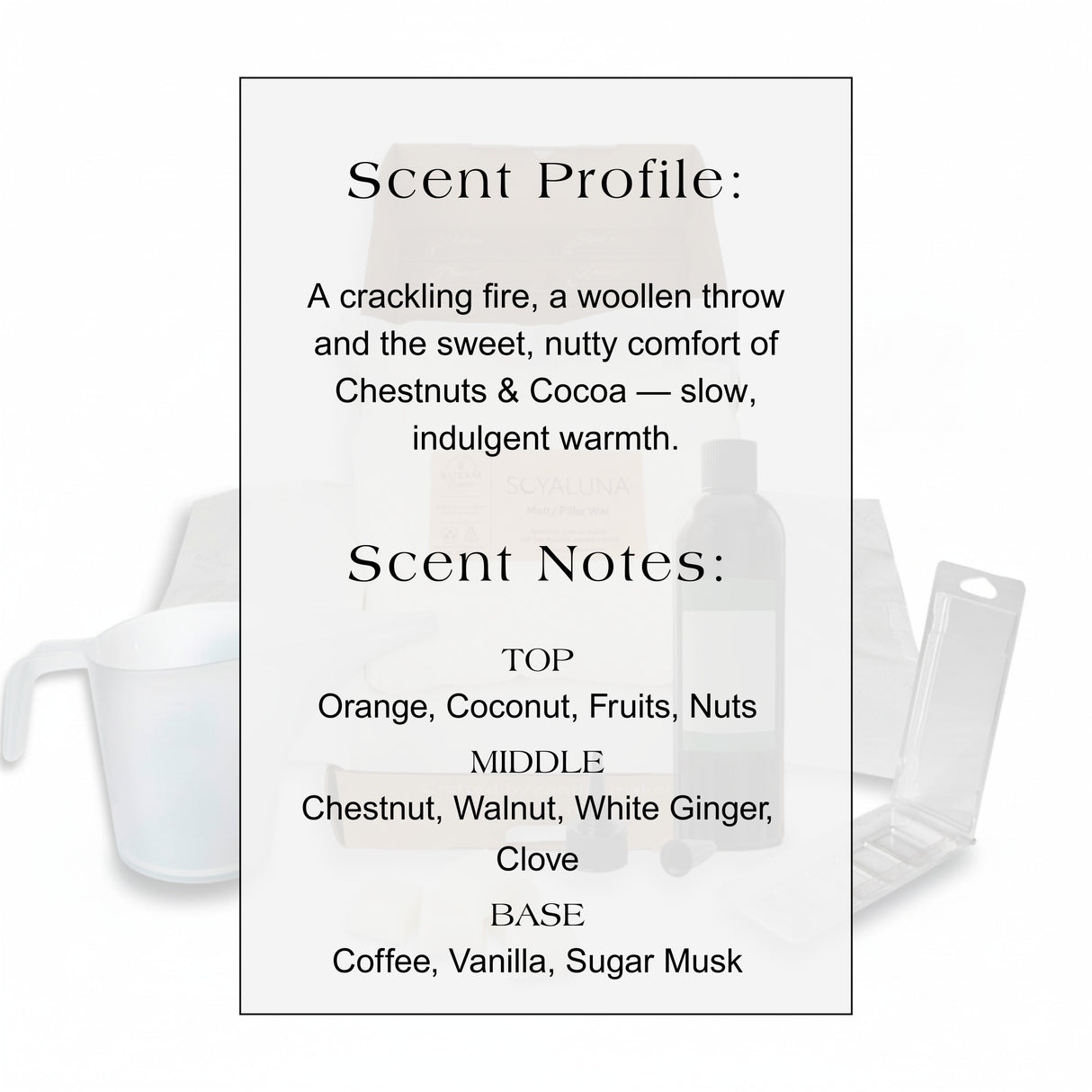 Wax Melt Kit - Chestnuts & Cocoa