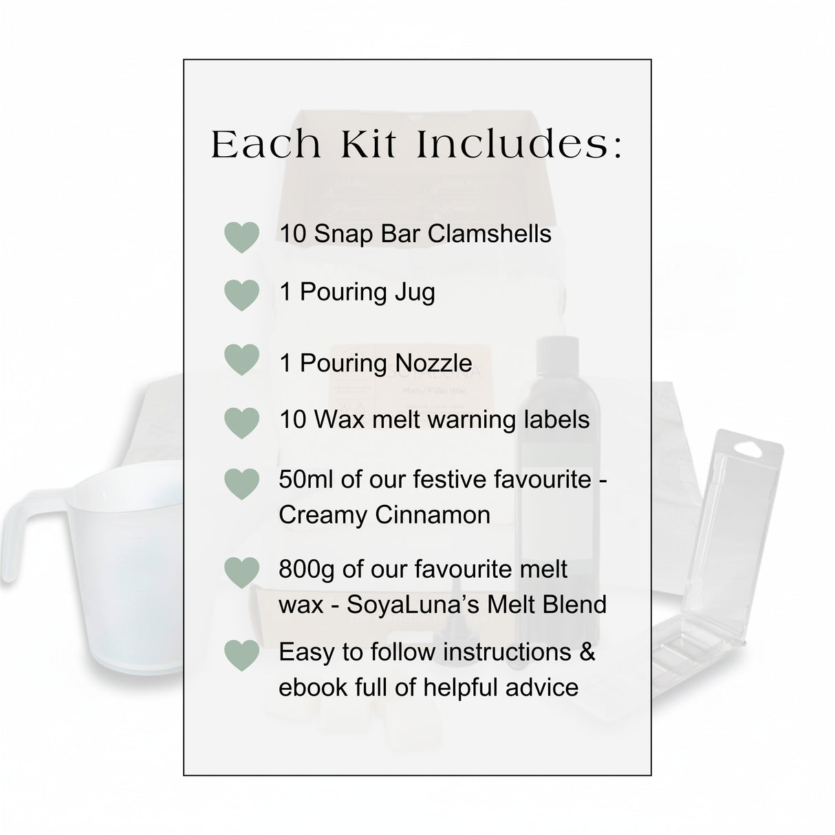 Wax Melt Kit - Creamy Cinnamon