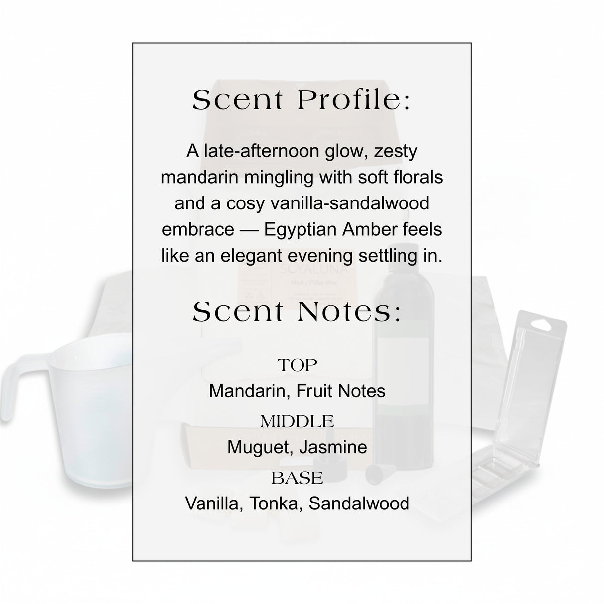 Wax Melt Kit - Egyptian Amber