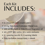 Essentials Candle Making Kit - 20cl Oxford