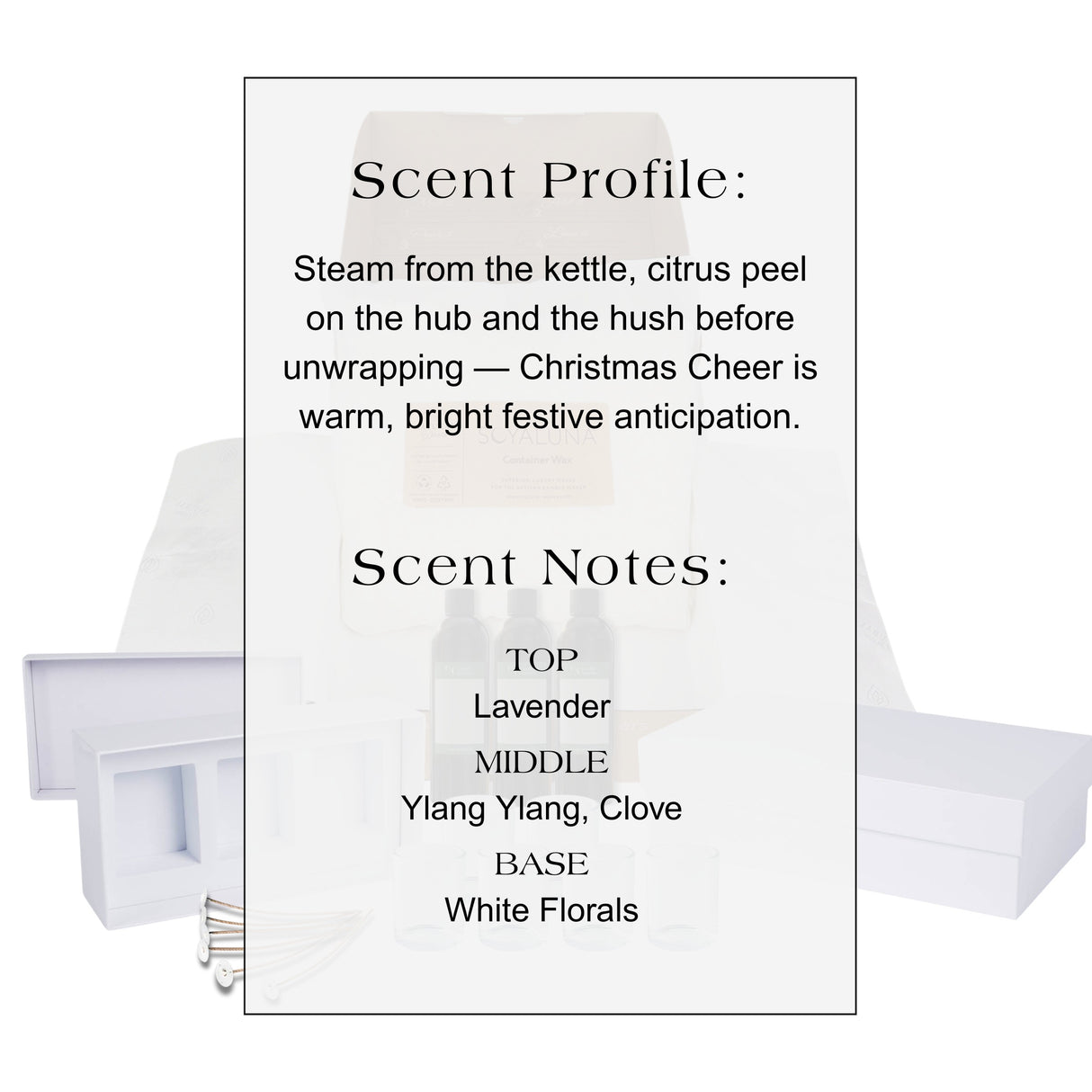 Make-Your-Own Scented Candle Gift Set - Festive Favourites