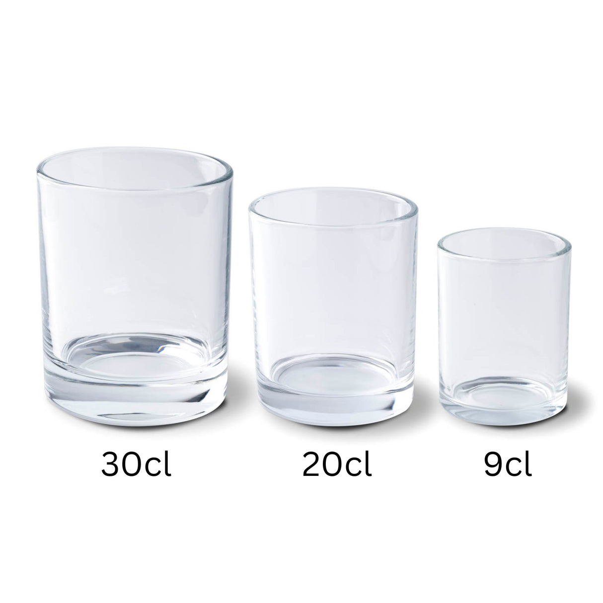 30cl Kimberley Candle Jar (LARGE) - Clear