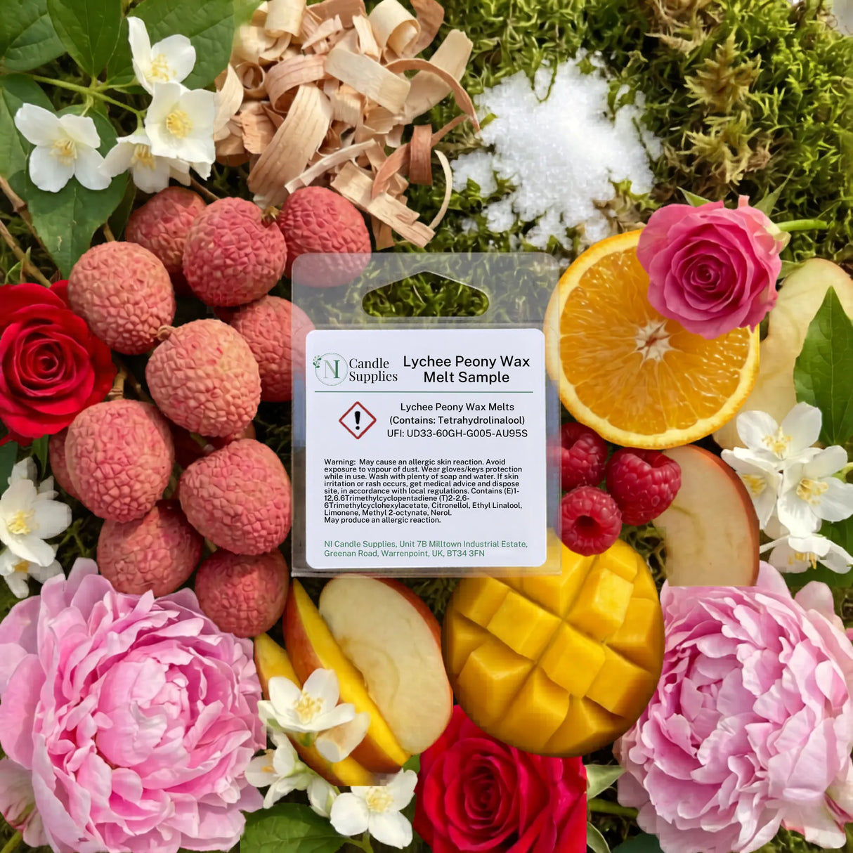 Lychee Peony Wax Melt Sample