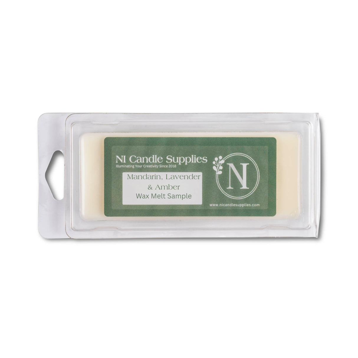 Mandarin, Lavender & Amber Wax Melt Sample