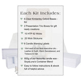 Make-Your-Own Scented Candle Gift Set - Masculine Favourites