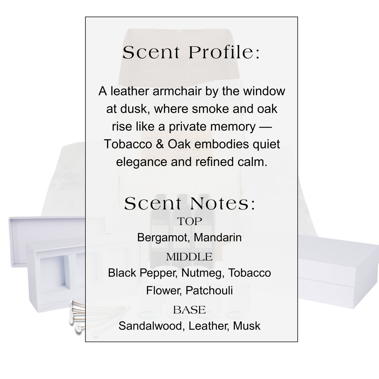 Make-Your-Own Scented Candle Gift Set - Masculine Favourites